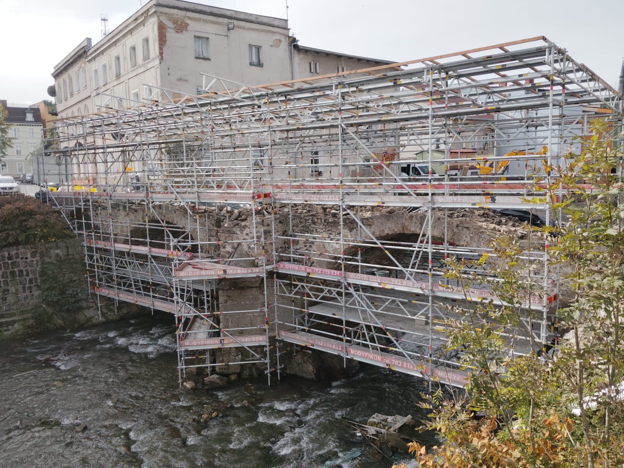 rusztowania specjalistyczne platformy robocze modyfikon realizacja dolny śląsk